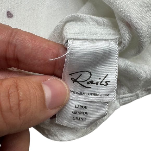 Rails Rocsi Multi Hearts Button Down Shirt - Picture 7 of 13